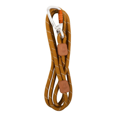 WOOLLY WOLF Honey ginger virvinis pavadėlis šunims, 180 cm paveikslėlis