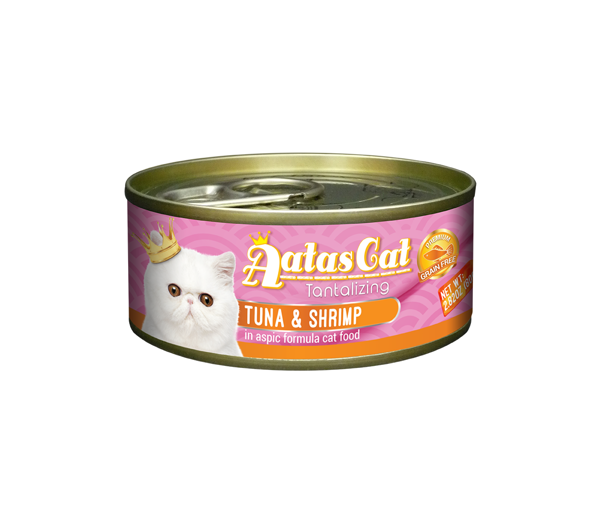 AATAS Tantalizing Tuna & Shrimp konservai katėms su tunu ir krevetėmis drebučiuose 80 g paveikslėlis