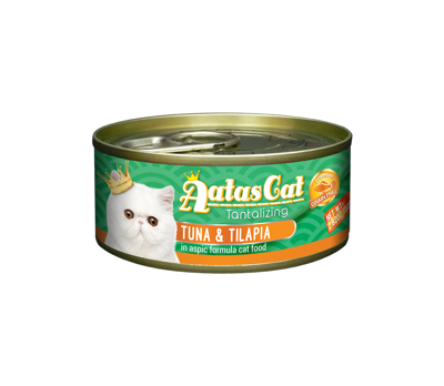 AATAS Tantalizing Tuna & Tilapia konservai katėms su tunu ir tilapia drebučiuose 80 g paveikslėlis