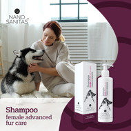 NANO SANITAS Female advanced fur care šampūnas ilgaplaukių šunų veislių patelėms, 250 ml paveikslėlis