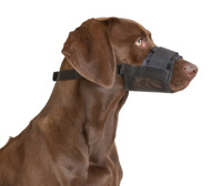 KERBL nailoninis antsnukis šunims 14 – 20cm,6,5cm 15 - 30 cm, juodas paveikslėlis