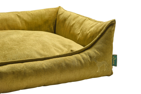 HUNTER EIBY sofa šunims, 100x70 cm, geltona paveikslėlis