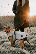 HUNTER UPPSALA funkcionalus paltas šunims, 60 cm, rudas paveikslėlis