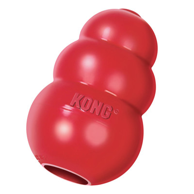 KONG CLASSIC šunų žaislas skanėstams, M, raudonas paveikslėlis