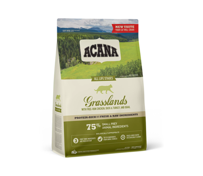 ACANA Grasslands Cat sausas maistas katėms 340 g paveikslėlis