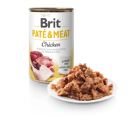 BRIT CARE Chicken Pate & Meat konservai šunims su vištiena ir jautiena 400 g paveikslėlis