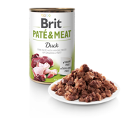 BRIT CARE Duck Pate & Meat konservai šunims su antiena ir vištiena 800 g paveikslėlis