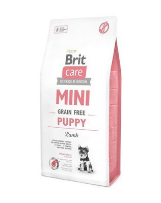BRIT CARE Mini Puppy Lamb hipoalerginis sausas maistas šuniukams su ėriena 7 kg paveikslėlis