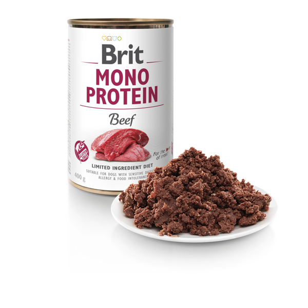 BRIT CARE Mono Protein Beef konservai šunims su jautiena 400 g paveikslėlis