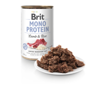BRIT CARE Mono Protein Lamb&Rice konservai šunims su ėriena ir ryžiais 400 g paveikslėlis