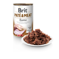 BRIT CARE Rabbit Pate & Meat konservai šunims su triušiena ir vištiena 400 g paveikslėlis