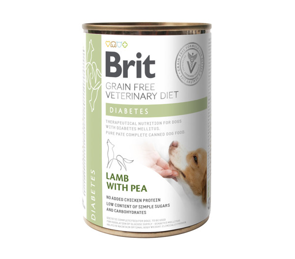 BRIT GF Veterinary Diabetes Diets konservai šunims 400 g paveikslėlis