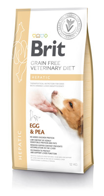 BRIT GF Veterinary Diets Hepatic sausas maistas šunims 12 kg paveikslėlis