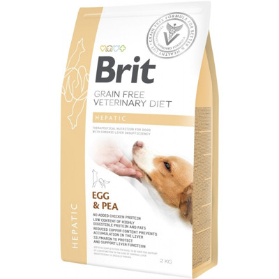 BRIT GF Veterinary Diets Hepatic sausas maistas šunims 2 kg paveikslėlis