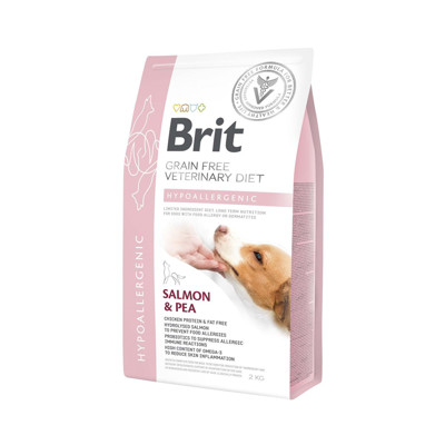 BRIT GF Veterinary Diets Hypoallergenic sausas maistas šunims 2 kg paveikslėlis