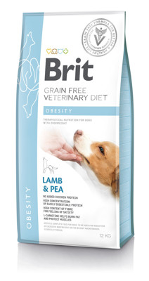 BRIT GF Veterinary Diets Obesity sausas maistas šunims 12 kg paveikslėlis