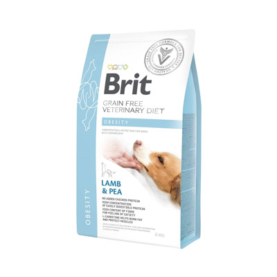 BRIT GF Veterinary Diets Obesity sausas maistas šunims 2 kg paveikslėlis