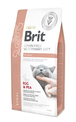BRIT GF Veterinary Diets Renal sausas maistas katėms  5 kg paveikslėlis