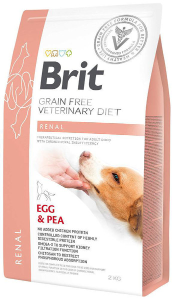BRIT GF Veterinary Diets Renal sausas maistas šunims 2 kg paveikslėlis