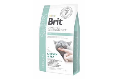 BRIT GF Veterinary Diets Struvite sausas maistas katėms 2 kg paveikslėlis