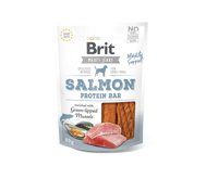 BRIT Jerky Salmon Protein Bar skanėstai suaugusiems šunims su lašiša 80 g paveikslėlis