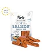 BRIT Jerky Salmon Protein Bar skanėstai suaugusiems šunims su lašiša 80 g paveikslėlis
