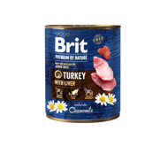 BRIT PREMIUM by Nature Turkey with Liver konservai šunims su kalakutiena ir kepenėlėmis 800 g paveikslėlis