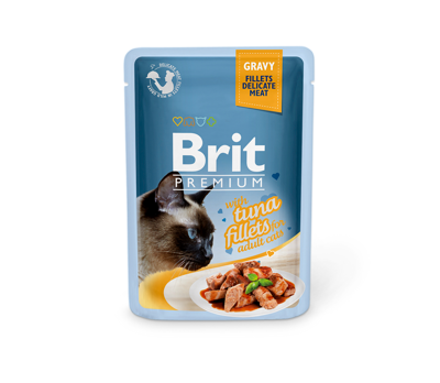 BRIT PREMIUM Delicate Tuna in Gravy konservai katėms su tunu 85 g paveikslėlis