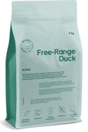 BUDDY Free-Range Duck sausas maistas su antiena aktyviems šunims, 2 kg paveikslėlis