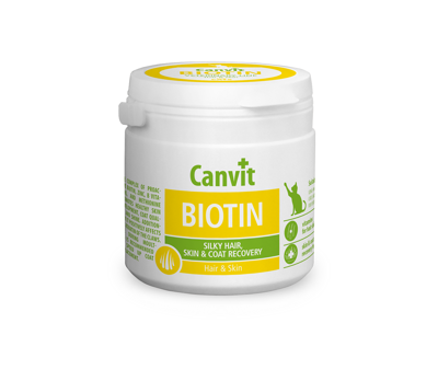 CANVIT Biotin vitaminai kačių odai ir kailiui N100 paveikslėlis