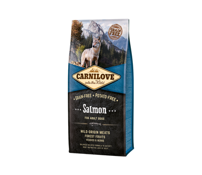 CARNILOVE Salmon for Adult sausas maistas suaugusiems šunims su lašiša 1,5 kg paveikslėlis
