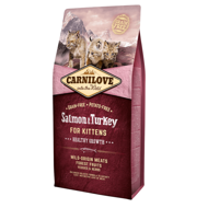 CARNILOVE Salmon&Turkey for Kittens sausas maistas kačiukams su lašiša ir kalakutiena 2 kg paveikslėlis