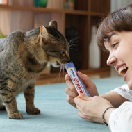 CHURU kreminis skanėstas su tunu ir šukutėmis katėms, 4 vnt. paveikslėlis