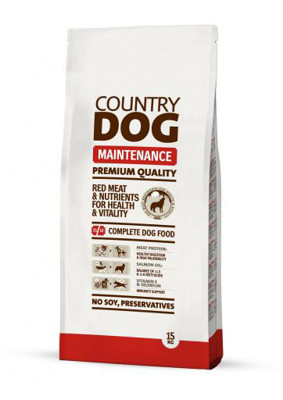 COUNTRY DOG Maintenance sausas maistas šunims 15kg paveikslėlis