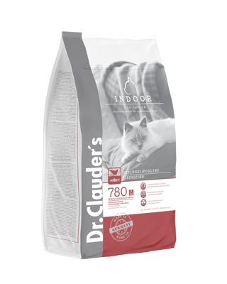DR. CLAUDER'S High Premium Indoor sausas pašaras naminėms katėms 1,5 kg paveikslėlis