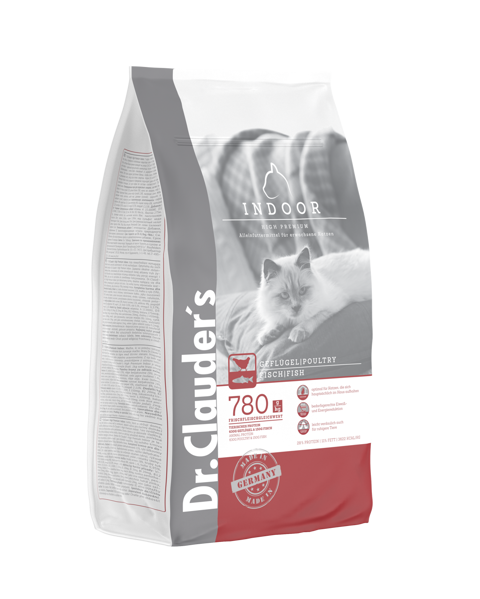 DR. CLAUDER'S High Premium Indoor sausas pašaras naminėms katėms 1,5 kg paveikslėlis DR. CLAUDER'S High Premium Indoor sausas pašaras naminėms katėms 1,5 kg paveikslėlis