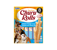 CHURU Dog Rolls Chicken Cheese minkšti skanėstai šunims 96 g paveikslėlis