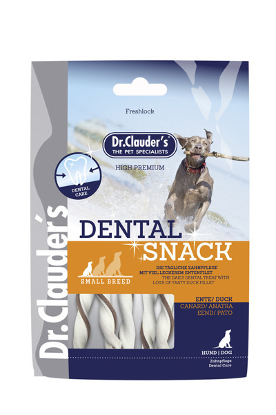 DR. CLAUDER'S Dental small breed skanėstai šunims su antiena, 80 g paveikslėlis