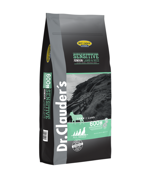 DR. CLAUDER'S sensitive junior sausas pašaras su ėriena ir ryžiais jauniems šunims 12,5 kg paveikslėlis DR. CLAUDER'S sensitive junior sausas pašaras su ėriena ir ryžiais jauniems šunims 12,5 kg paveikslėlis