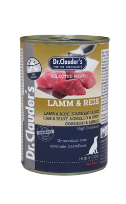 DR. CLAUDER'S Lamb&rice konservai šunims su ėriena ir ryžiais, 400 g paveikslėlis