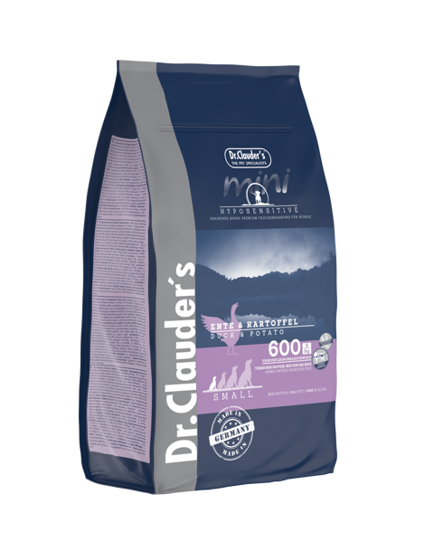 DR. CLAUDER'S mini Hyposensitive sausas pašaras maž. veislių šunims su antiena ir bulvėmis 2 kg paveikslėlis DR. CLAUDER'S mini Hyposensitive sausas pašaras maž. veislių šunims su antiena ir bulvėmis 2 kg paveikslėlis