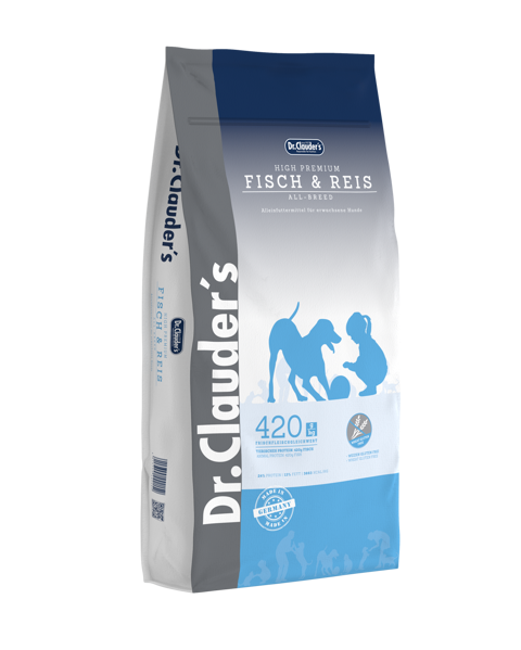 DR. CLAUDER'S Sensitive fish&rice sausas maistas jautriems šunims su žuvimni ir ryžiais, 15 kg paveikslėlis