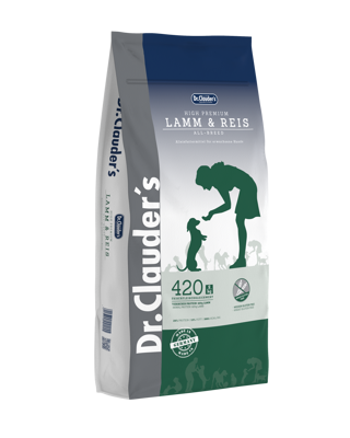 DR. CLAUDER'S sensitive sausas pašaras suaugusiems šunims su ėriena ir ryžiais 15 kg paveikslėlis