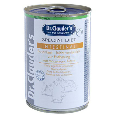 DR. CLAUDER'S Special diet intestinal konservai skrandžio problemų turintiems šunims, 400 g paveikslėlis