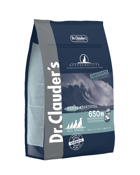 DR.CLAUDER'S Hyposensitive hering&potatoes sausas maistas šunims su silke ir bulvėmis, 3,5 kg paveikslėlis