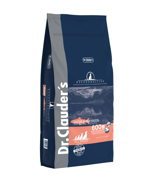 DR. CLAUDER'S Hyposensitive sausas pašaras jautriems šunims su lašiša ir bulvėmis 11,5 kg paveikslėlis DR. CLAUDER'S Hyposensitive sausas pašaras jautriems šunims su lašiša ir bulvėmis 11,5 kg paveikslėlis