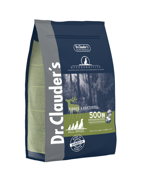 DR.CLAUDER'S Hyposensitive sausas pašaras jautriems šunims su elniena ir bulvėmis 3,5 kg paveikslėlis DR.CLAUDER'S Hyposensitive sausas pašaras jautriems šunims su elniena ir bulvėmis 3,5 kg paveikslėlis