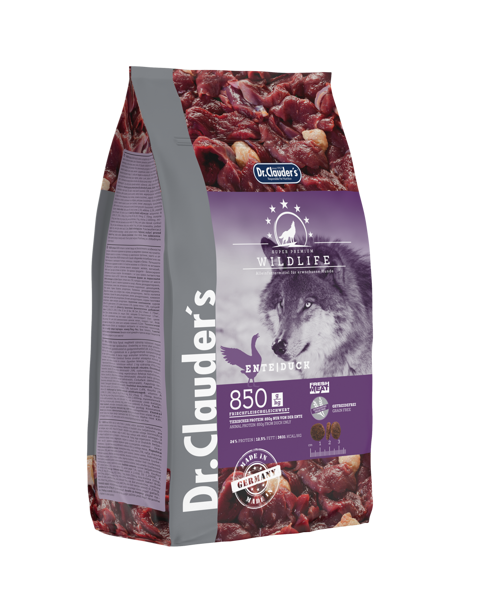 DR. CLAUDER'S  Wildlife Duck sausas pašaras šunims su antiena 2 kg paveikslėlis DR. CLAUDER'S  Wildlife Duck sausas pašaras šunims su antiena 2 kg paveikslėlis
