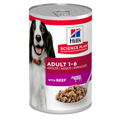 HILL'S SP Canine adult beef konservai suaugusiems šunims su jautiena, 370 g paveikslėlis