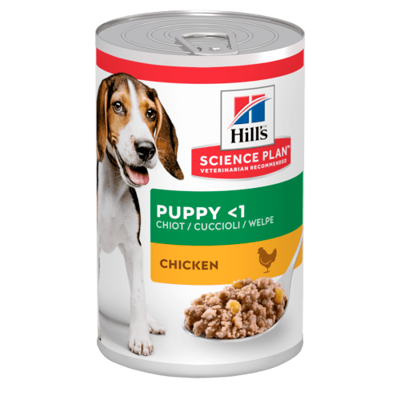 HILL'S SP Canine puppy chicken konservai šuniukams su vištiena, 370 g paveikslėlis